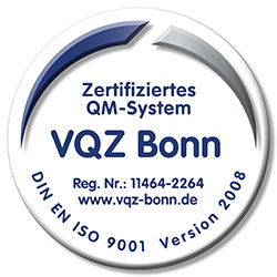 Zertifiziertes QM-System nach DIN EN ISO 9001 Version 2008